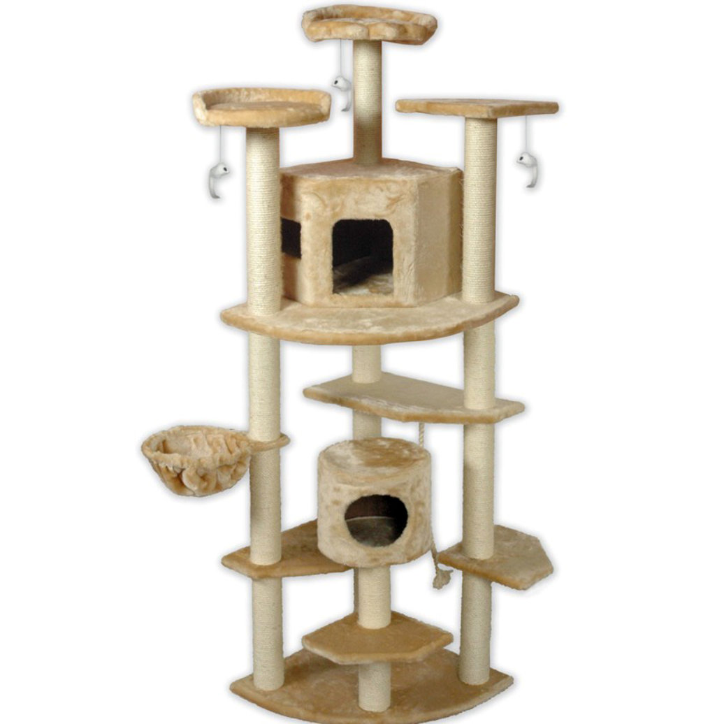 Go Pet Club Beige Cat Tree House F New Ebay - Httpssecureimgwfrcdncomlf go pet club beige cat tree house f new ebay - httpssecureimgwfrcdncomlf