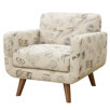 Latitude Run Print Arm Chair