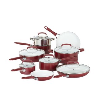 WearEver Pure Living 15 Piece Cookware Set