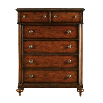 The Classic Portfolio British Colonial 6 Drawer Chest