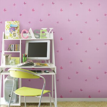 Kids World 33 x 20.5 Flutter By Butterflies Wallpaper