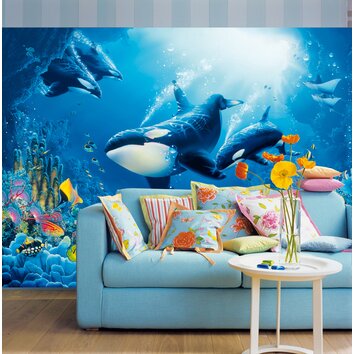 Brewster Home Fashions Ideal Decor Delight Of Life Wall Mural