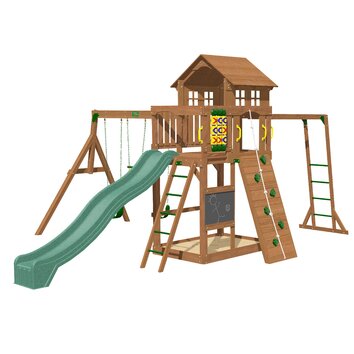 Creative Playthings Cypress Wooden Swing Set