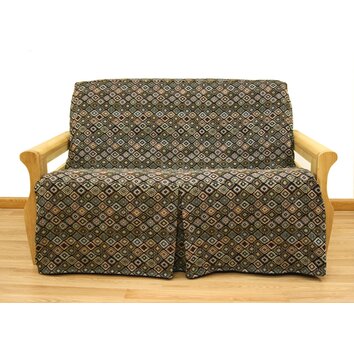 Navajo 5 Piece Full Skirted Futon Cover Set