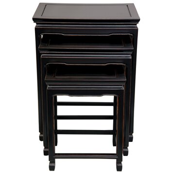 Oriental Furniture 3 Piece Nesting Tables