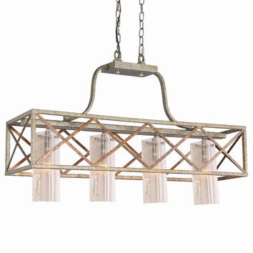 Braid 4 Light Kitchen Pendant Light