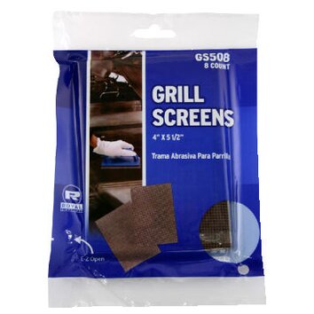 Griddle Grill Screen with Aluminum Oxide in Brown   8/Pack