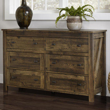 Altra Farmington 6 Drawer Dresser & Reviews | Wayfair