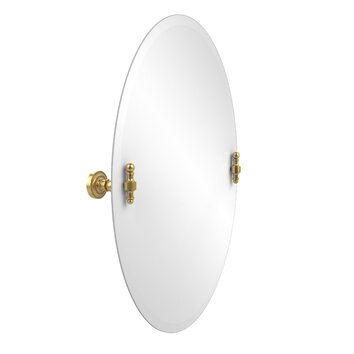 Retro Dot 21x29 Oval Tilt Mirror