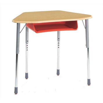 Zuma Plastic Trapezoid Desk