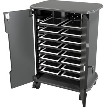 16 Compartment Laptop Charging Cart