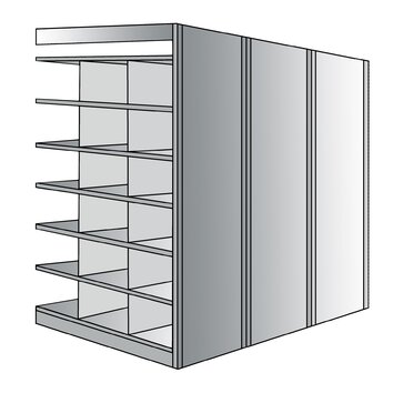 87 H 7 Shelf Shelving Unit Add on