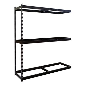 Rivetwell Double Rivet Boltless Knock Down 3 Shelf Shelving Unit Add