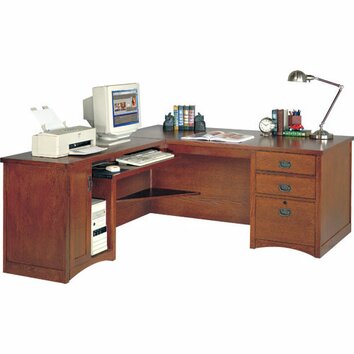 Martin Executive Desk with Left Computer Return