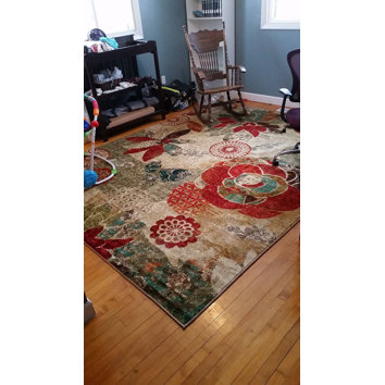 rug mohawk strata ivory indoor area