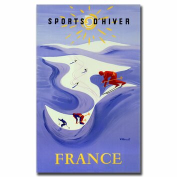 Sports DHiver by Bernard Villemont Vintage Advertisement on Wrapped