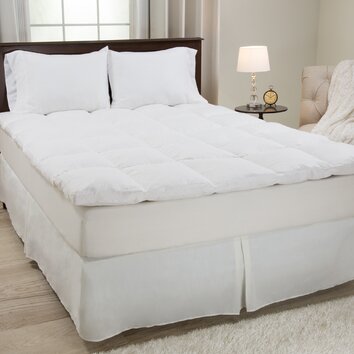 Lavish Home Duck Feather 233 Thread Count Mattress Topper