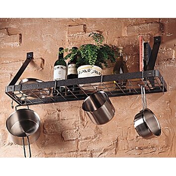 Rogar Bookshelf Pot Rack