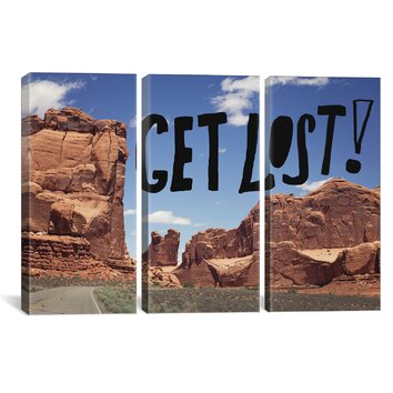 Leah Flores Get Lost 3 Piece on Wrapped Canvas Set