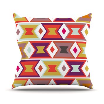 Aztec Weave by Pellerina Design Throw Pillow