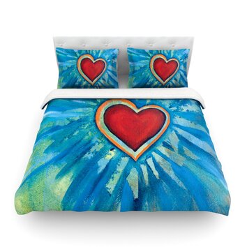 Love Shines On by Padgett Mason Duvet Cover