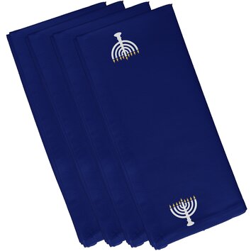 by design Light The Menorah Holiday Geometric Print Napkin