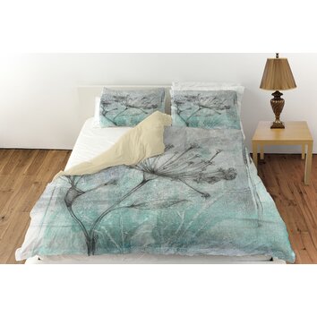 Thumbprintz Ombre Wildflowers 1 Duvet Cover Collection & Reviews | Wayfair