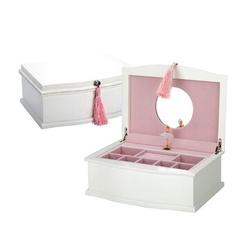 Reed & Barton Ballerina Musical Jewelry Chest