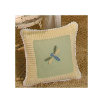 Ribbit Dragonfly Decorator Throw Pillow