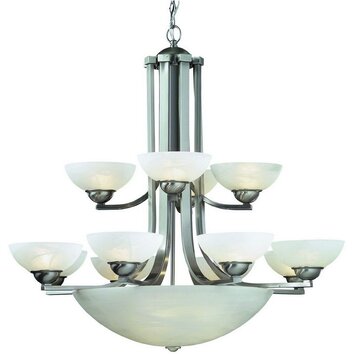 Fireside 15 Light Bowl Chandelier