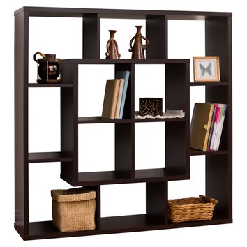 Hokku Designs Giorgio 47.2 Bookcase in Walnut