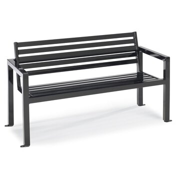 Matrix Steel Contour Garden Bench