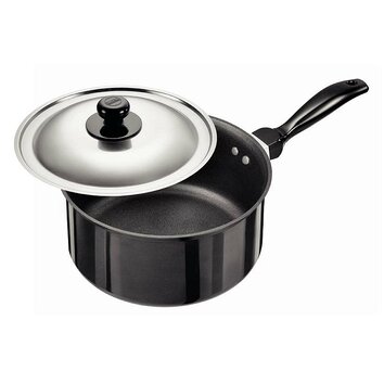 17 qt. Saucepan with Steel Lid