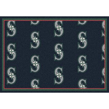 MLB Team Repeat Seattle Mariners Baseball Novelty Rug