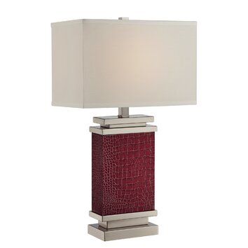 Kelis 26 H Table Lamp with Rectangular Shade