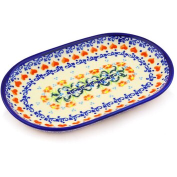 Polish Pottery 9 Oval Platter