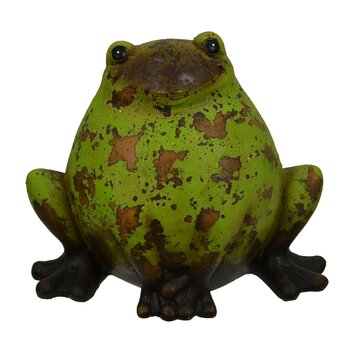 Sitting Frog Figurine | Wayfair