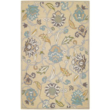 Pagoda Buff Beige Area Rug