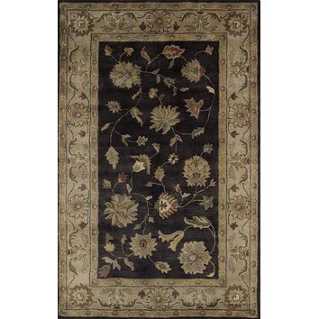 Charisma Eggplant / Ivory Roberts Area Rug