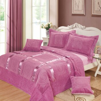 DaDa Bedding Mushy Ribbon King Bedspread Set & Reviews ...