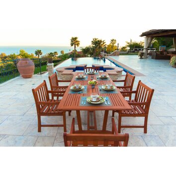 Vifah Malibu 7 Piece Dining Set