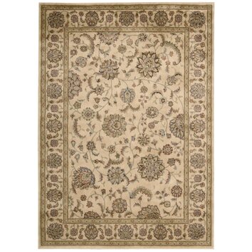 Nourison Mondrian Ivory and Ivory Rug