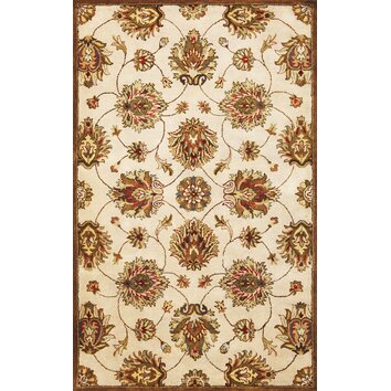 Syriana Ivory Allover Kashan Area Rug