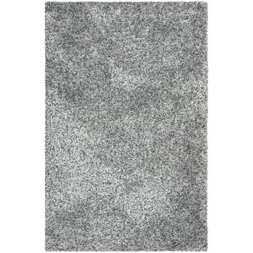 Safavieh Malibu Gray & Black Shag Area Rug