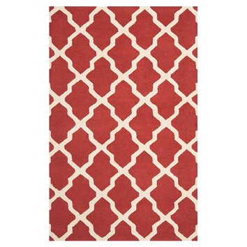 Cambridge Rust / Ivory Area Rug