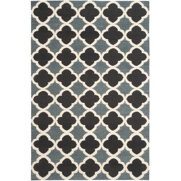 Dhurries Blue / Navy Area Rug