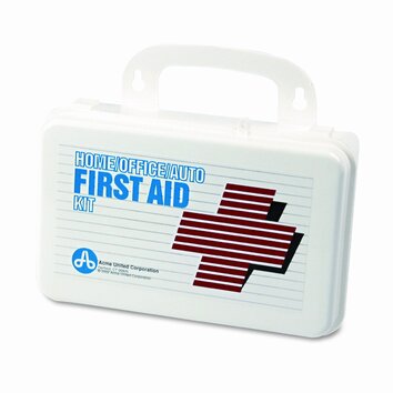 First Aid Kit with 70 Pieces in Plastic Case