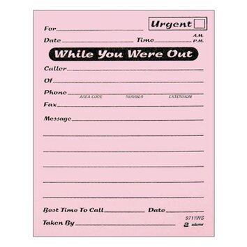 Write and Stick While You Were Out Pad | Wayfair