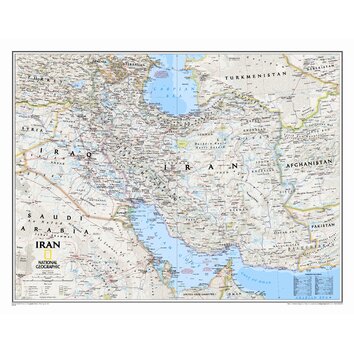 Iran Classic Wall Map