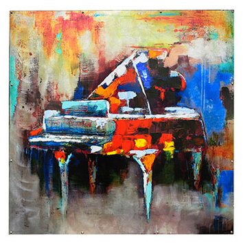 Modern Music Painting Print | Wayfair